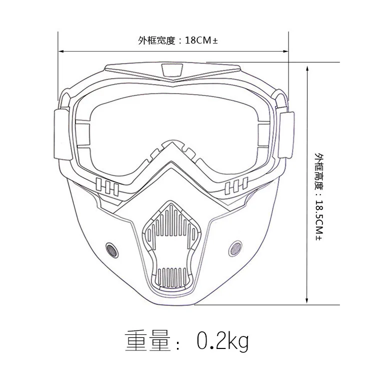 Lunettes MX de Motocross, masque de sécurité coupe-vent, Anti-sable, complet, pour vélo hors route, personnalisés, nouvelle collection