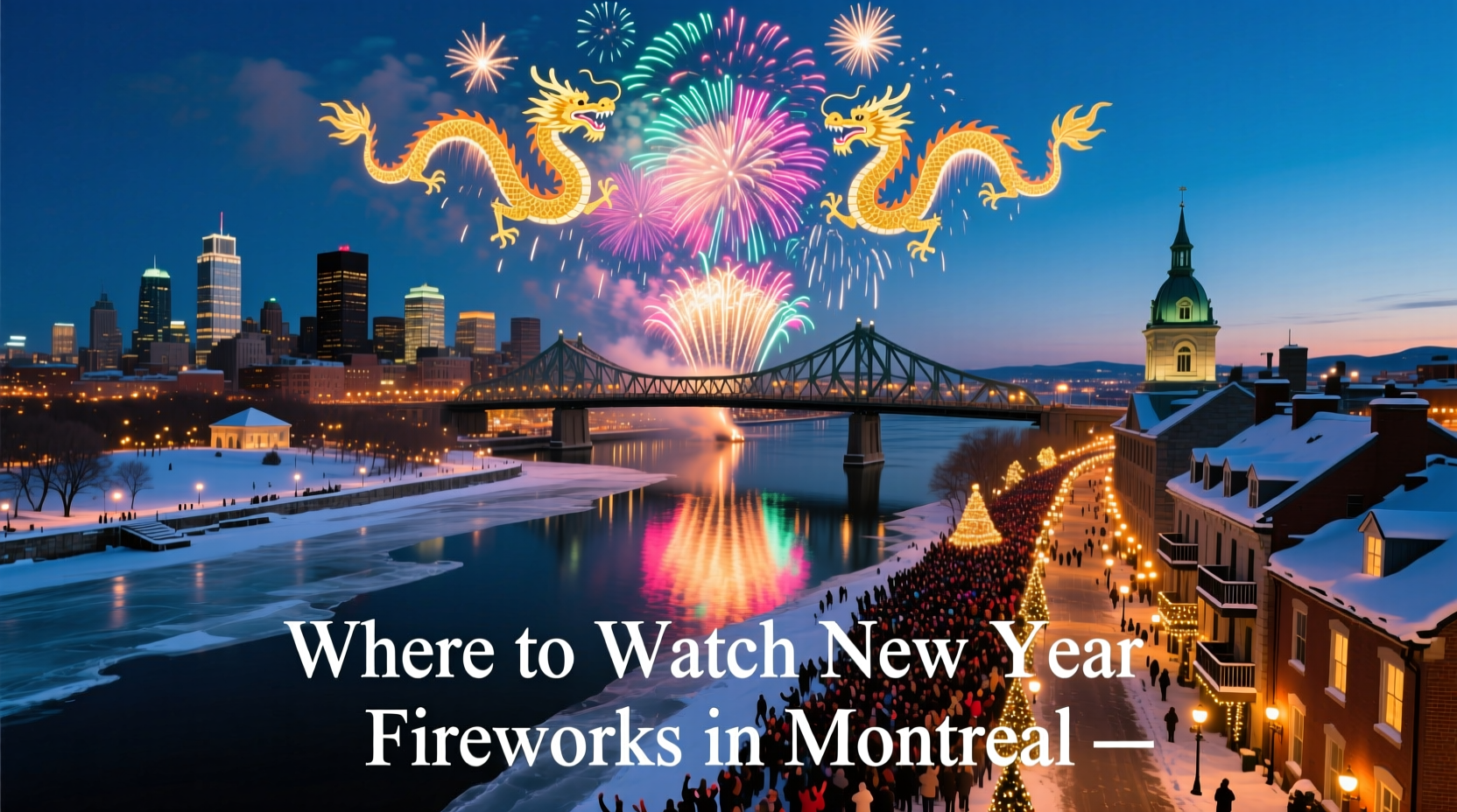 where to watch new year fireworks montreal