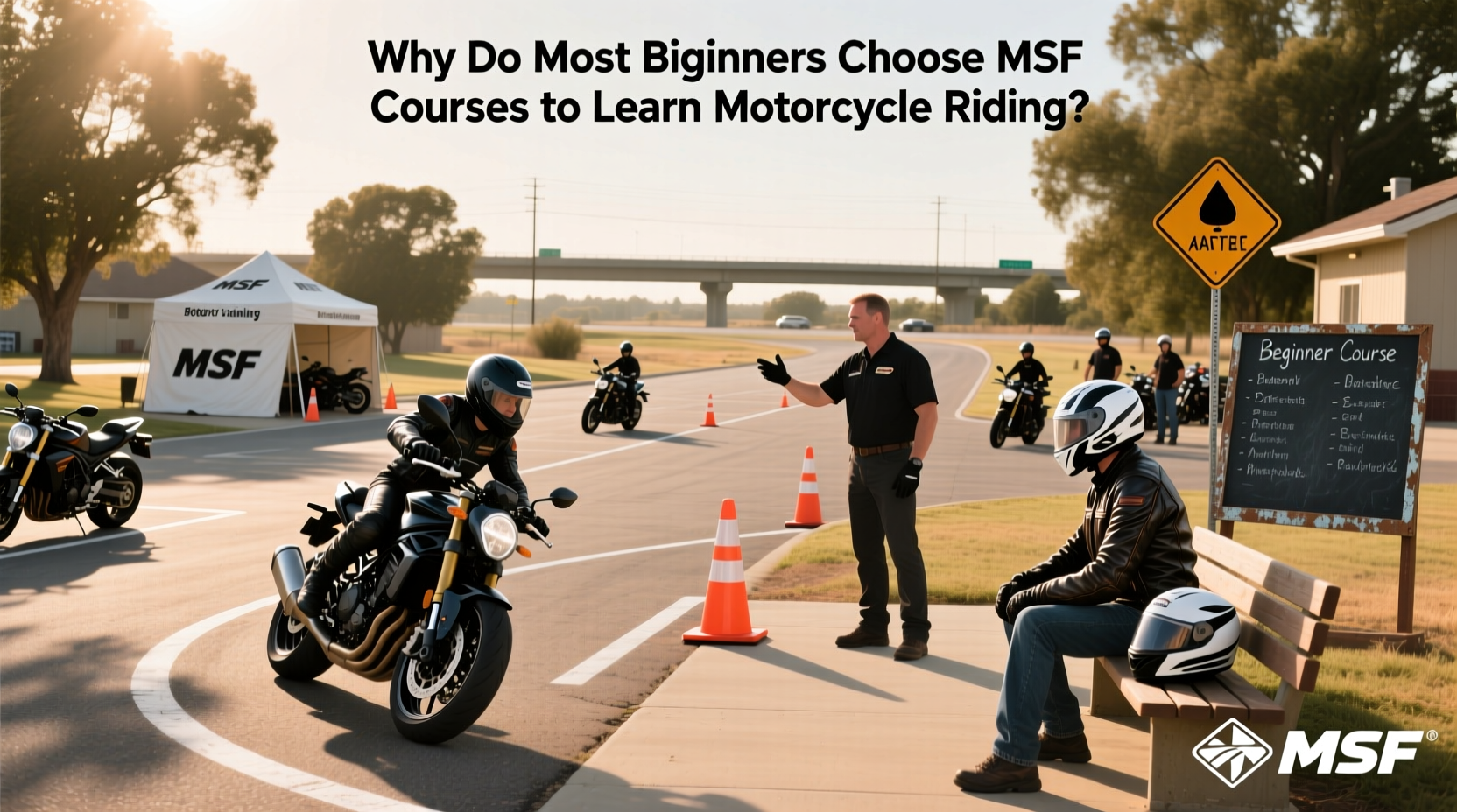 Msf Advanced Rider Course Layout How to Choose a Motorcycle Riding Course: MSF Guide