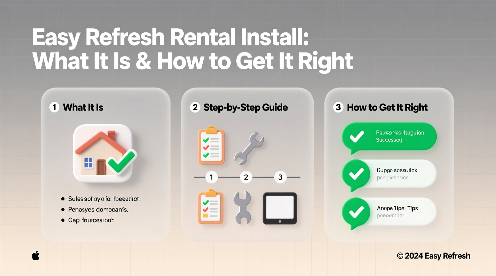 easy refresh rental install
