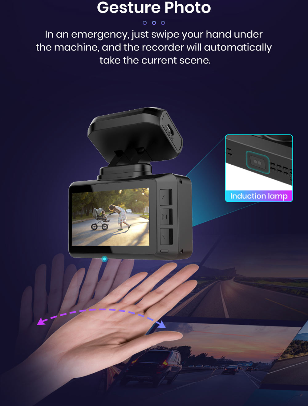 Best Full HD 4K Driver Dashboard Camera WIFI GPS Logger with 1080P Reverse Camera