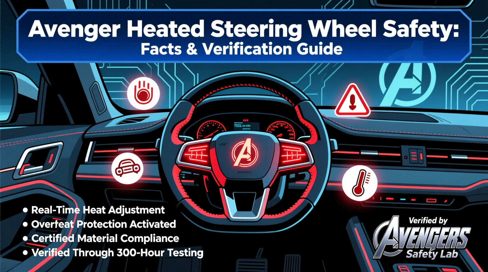 avenger heated steering wheel safety