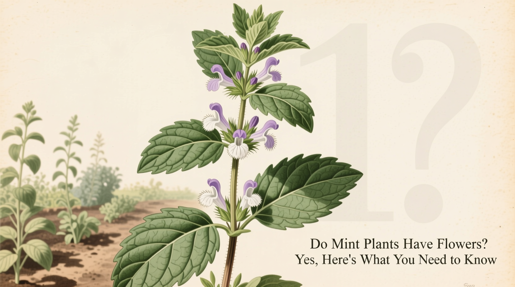 does mint plant have flowers