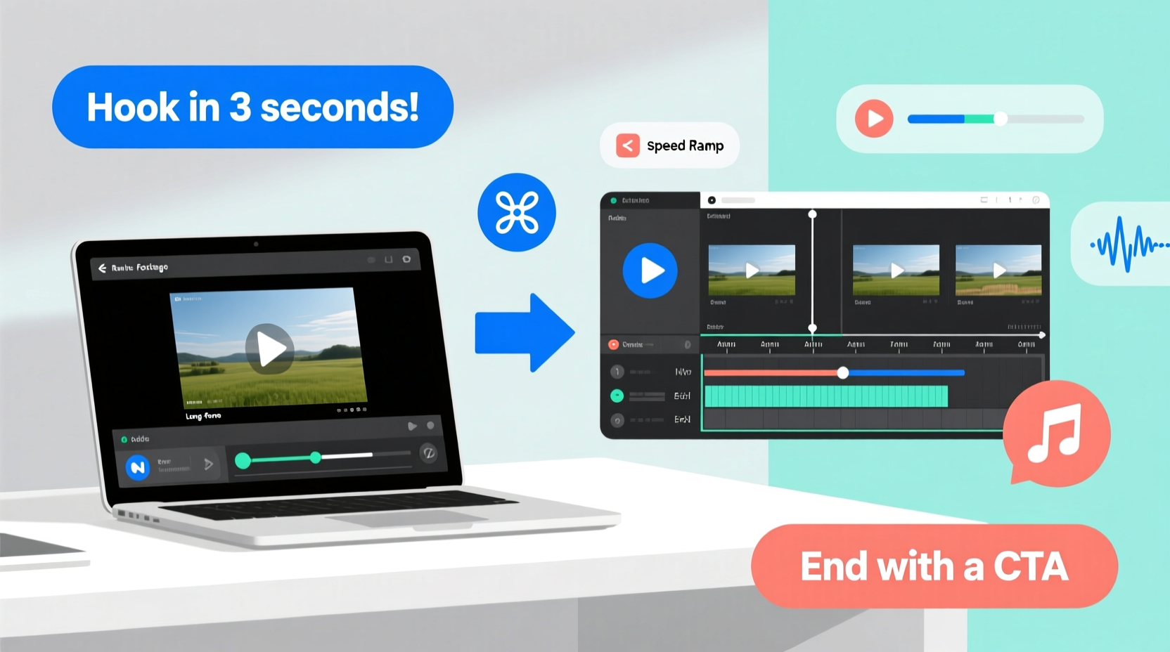 how to easily create engaging short videos from your longer footage