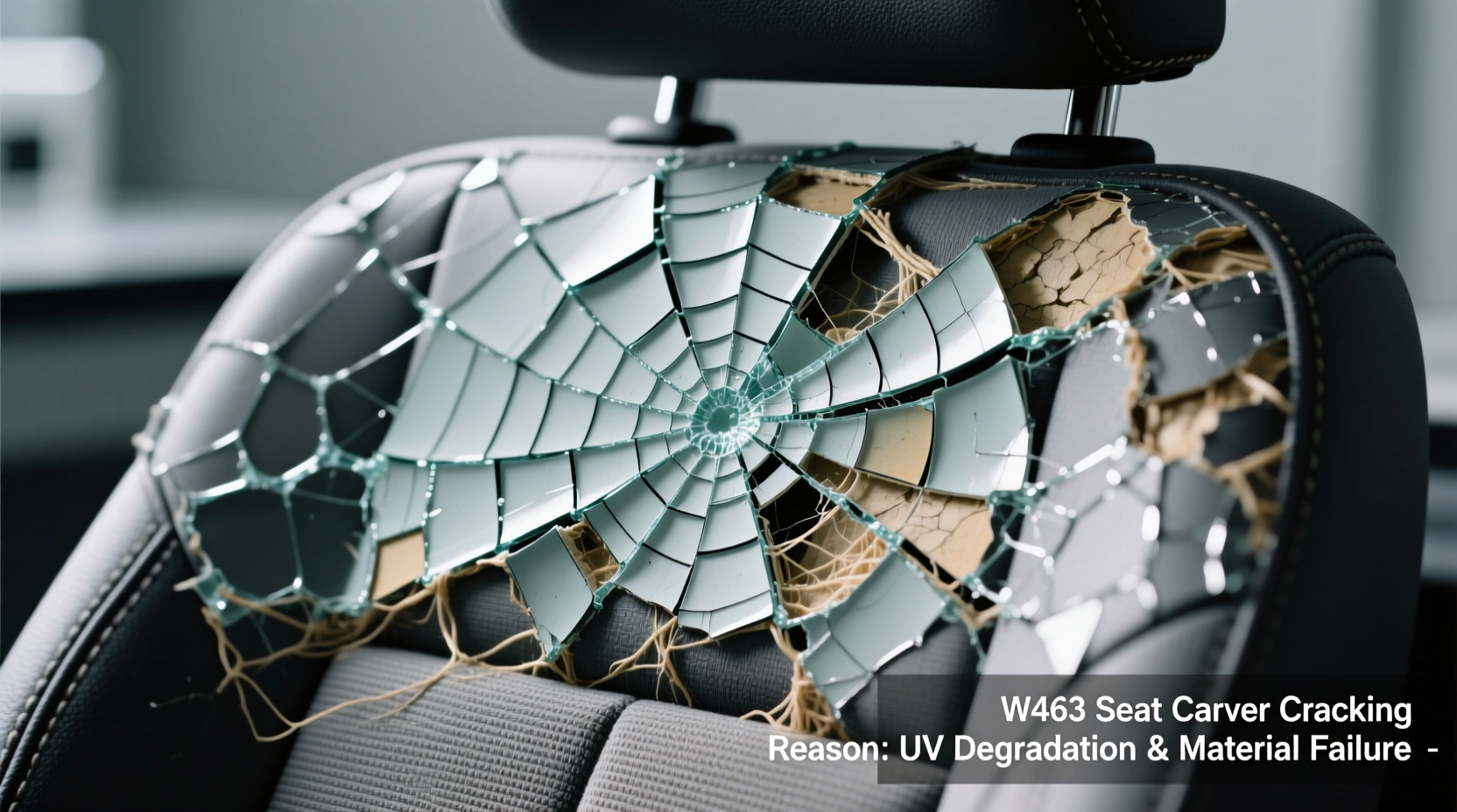 w463 seat cover cracking reason