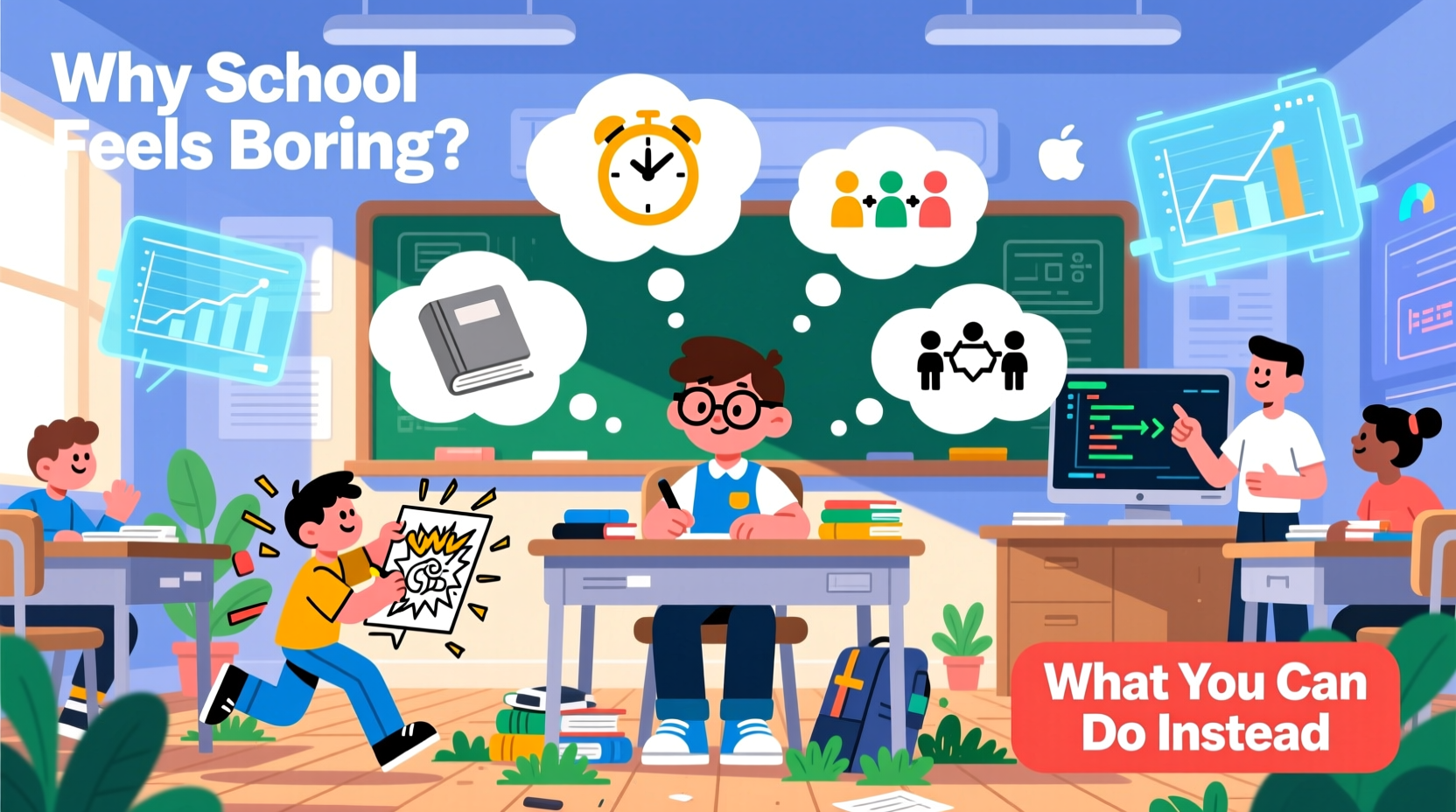 why is school so boring reasons what you can do