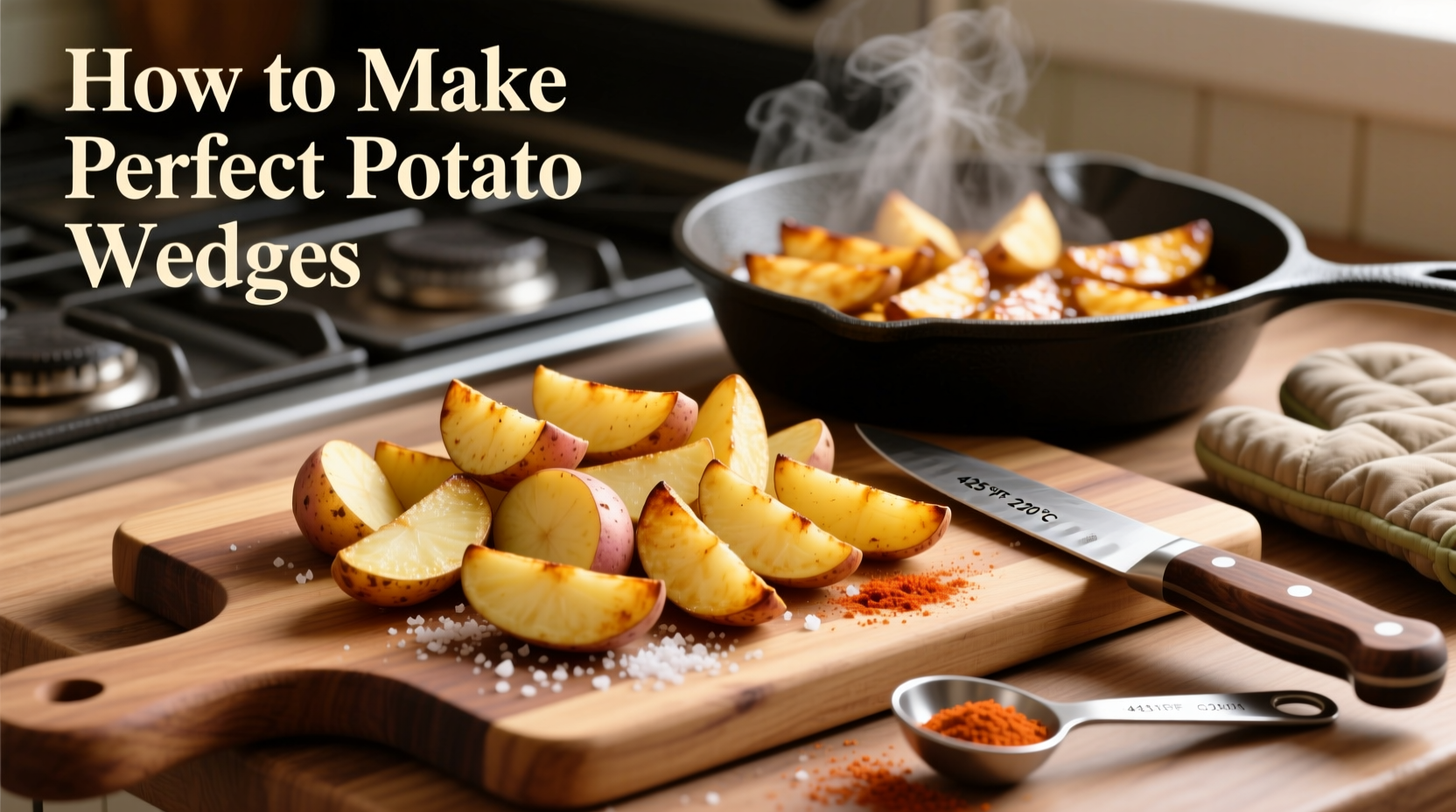 Perfect Baked Potato Wedges Recipe: Crispy Outside, Fluffy Inside