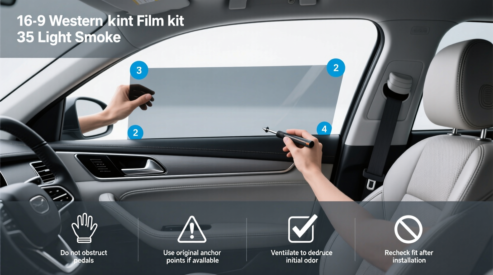How to Choose Car Window Tint Film Kit 35 Light Smoke: Buying Guide