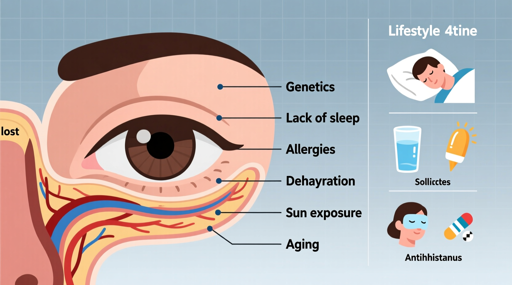 why do i have dark circles around my eyes causes solutions