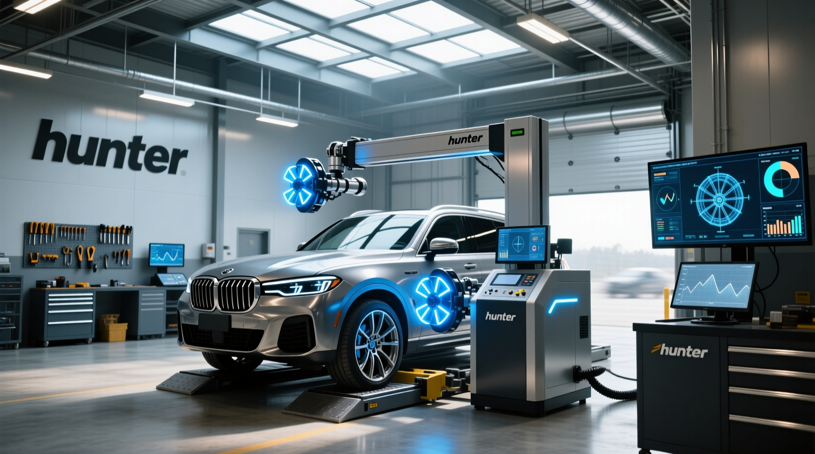 What Is a Hunter Wheel Alignment Machine and How Does It Work?