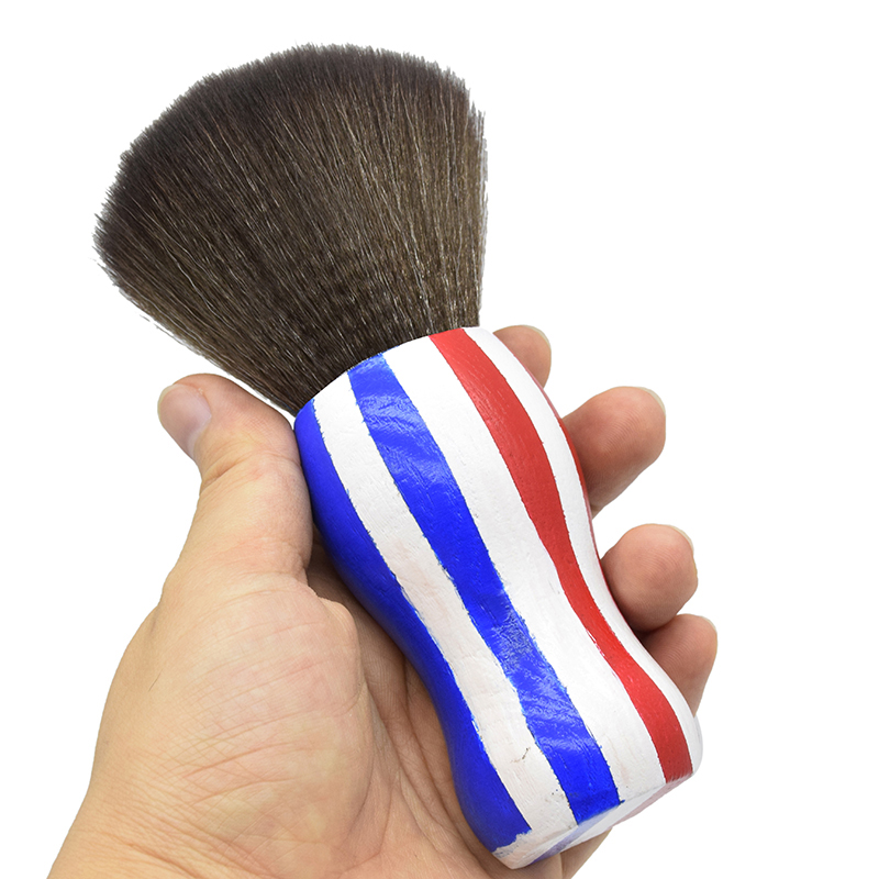 Fancy Fashion Barber Neck Duster Brush Salon Stylist Barber Hair Cutting Sweep Hair Cleaning Brush
