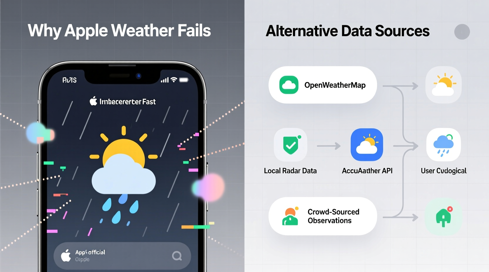 apple weather inaccurate reasons alternatives explored