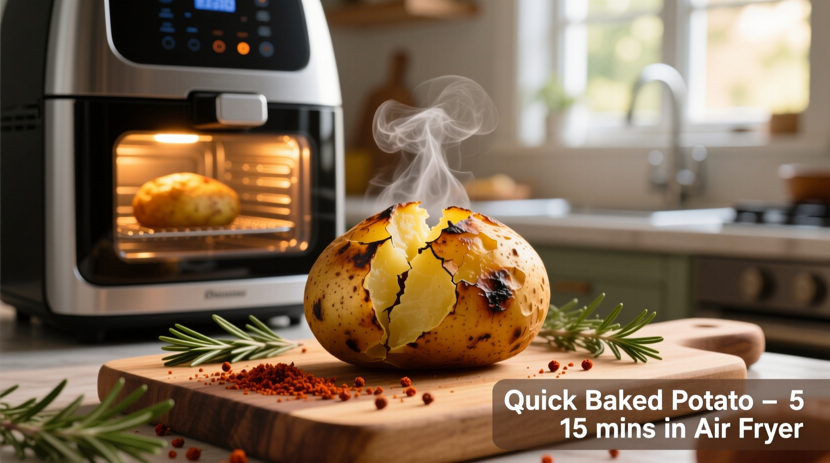 quick baked potato air fryer