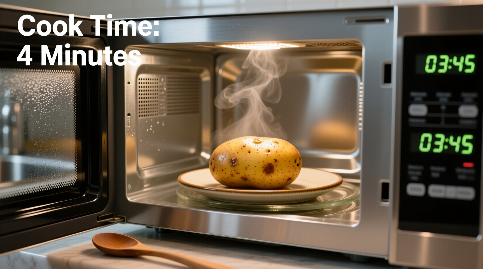 cook potato in microwave