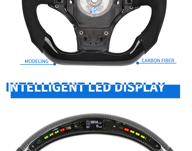 For Aston Martin DBX DB5 DB6 DB7 DB11 DB9 V8 Custom Al-cantar carbon fiber steering wheel Vantag-e racing wheel convertible