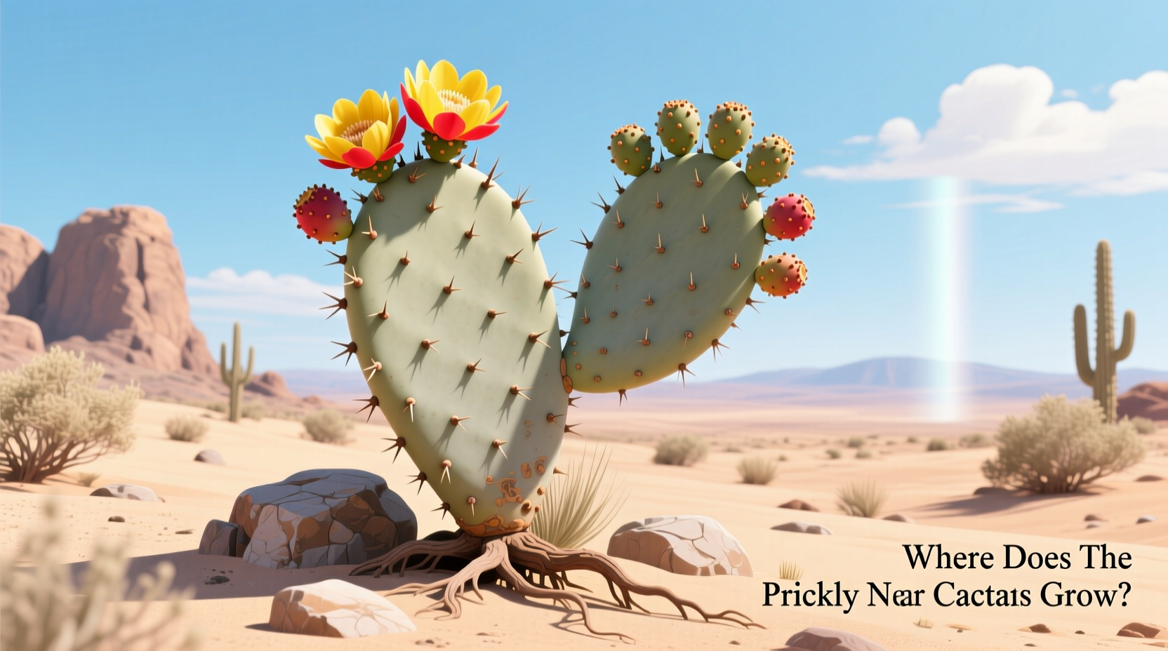 Where Does the Prickly Pear Cactus Grow?