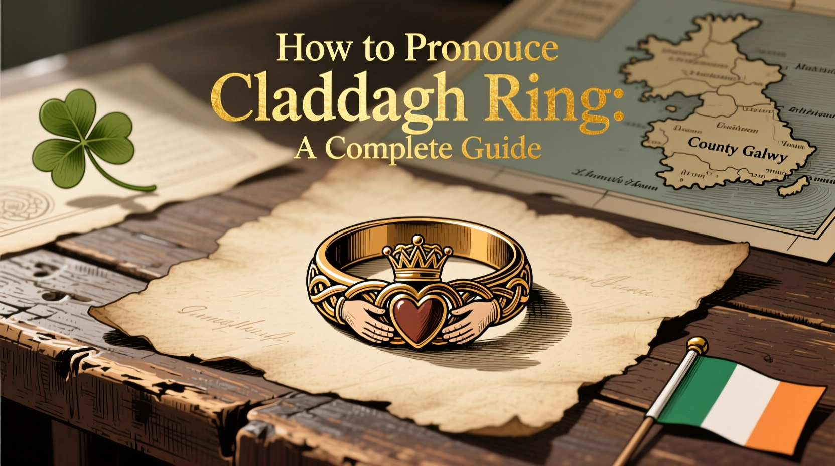 Claddagh ring: say it like an Irish jeweler, not a confused tourist