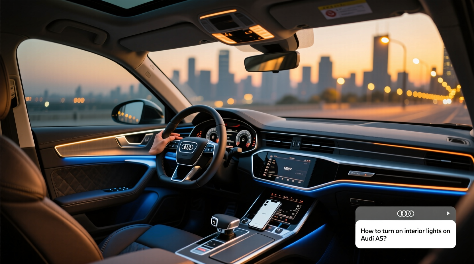 How to Turn On Interior Lights on Audi A5? Full Guide