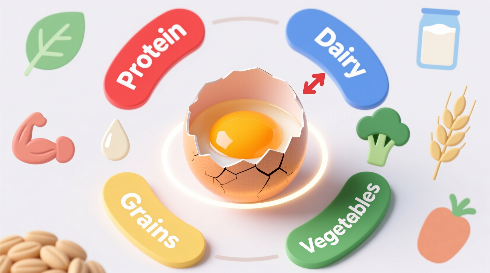 what food group are eggs in
