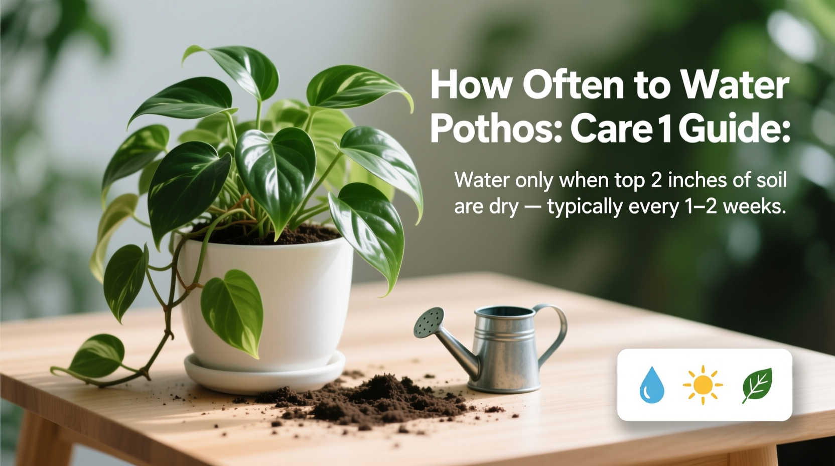 how often should i water my pothos