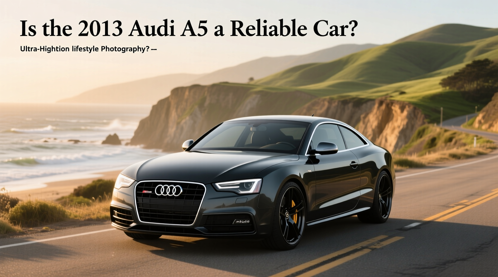 2013 Audi A5 Premium Plus front three-quarter view
