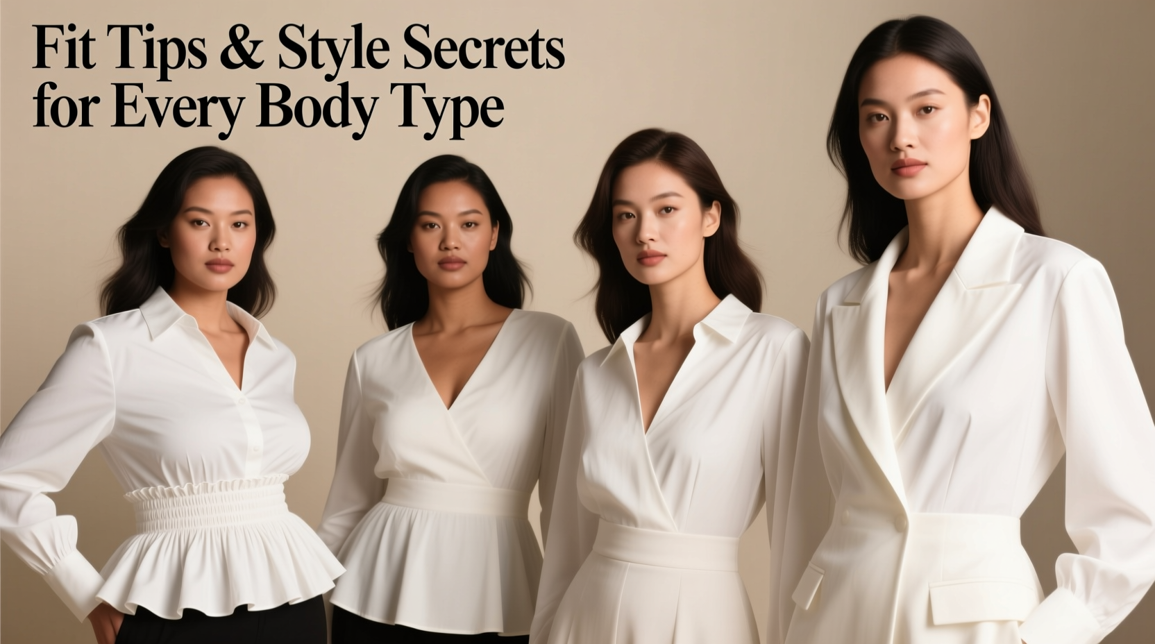 how to choose the ideal white blouse online fit tips and style secrets for every body type