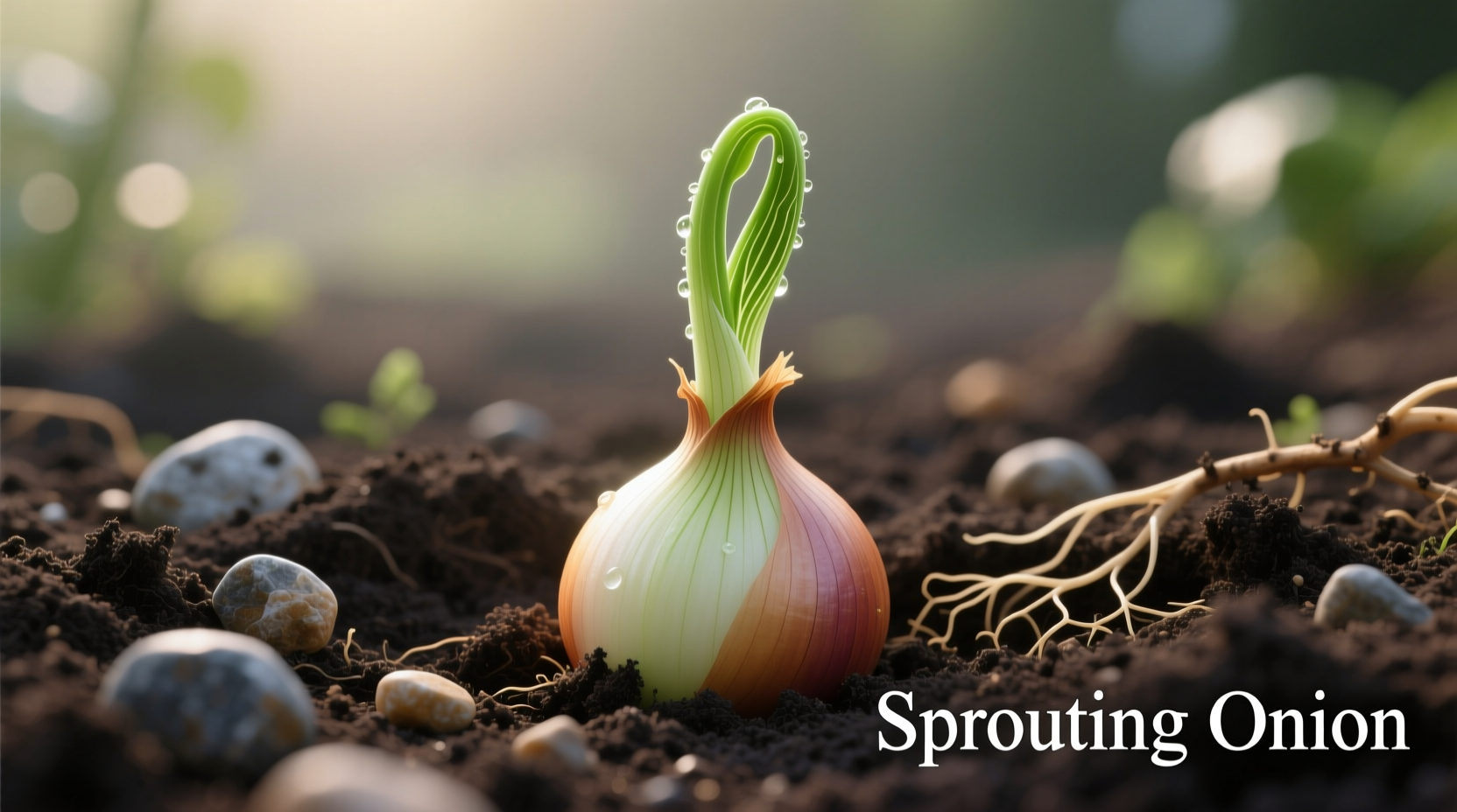 plant a sprouting onion