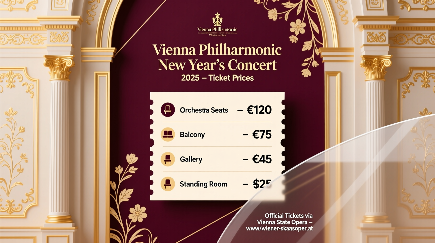 how much do vienna philharmonic new year tickets cost