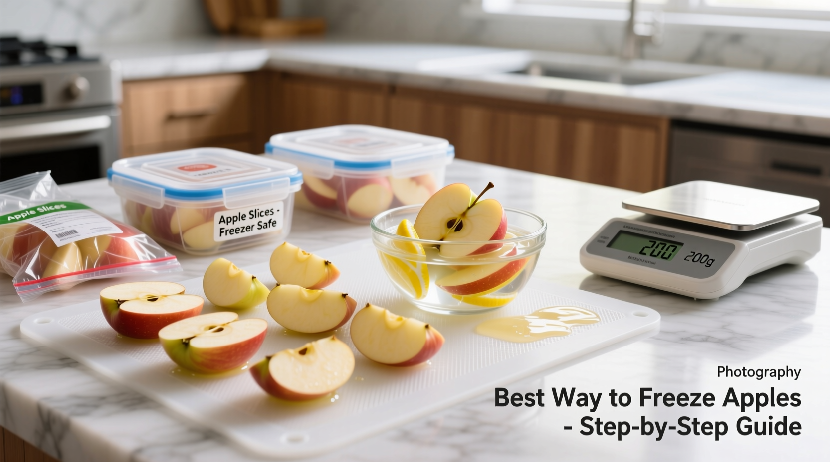 what is the best way to freeze apples for easy use later