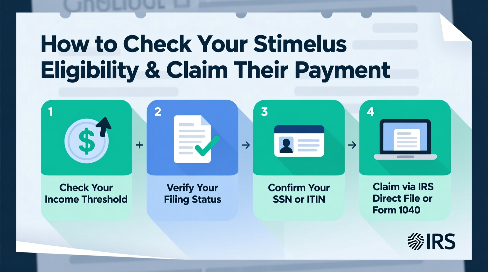 how to easily verify if you qualify for a stimulus check and claim your payment