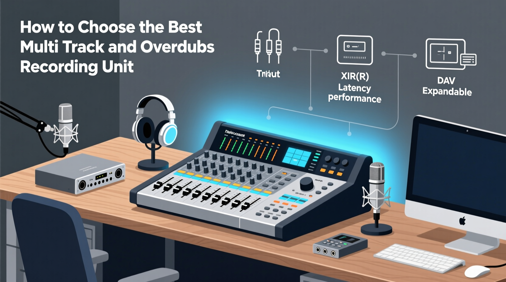 multi track and overdubs recording unit
