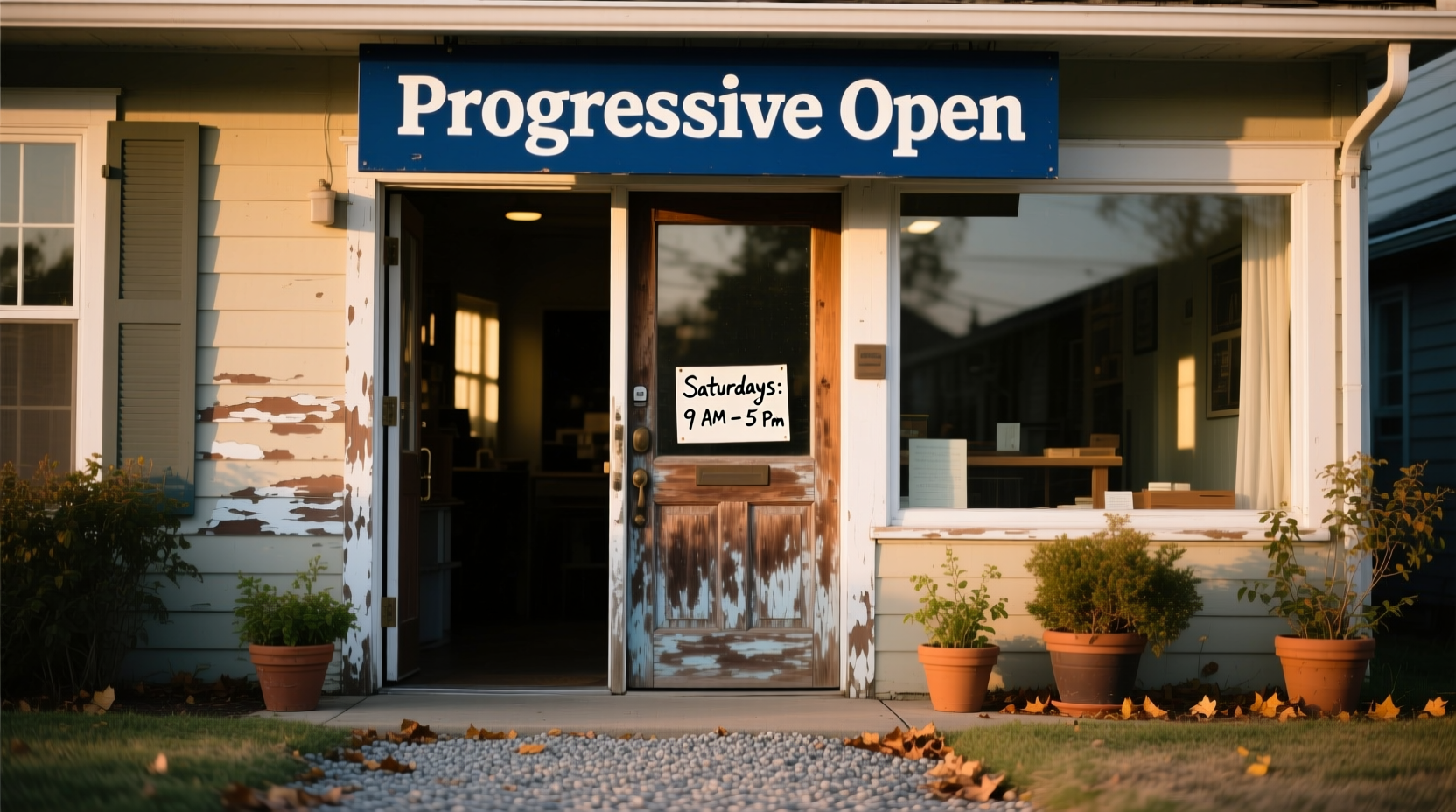 is progressive open on saturdays