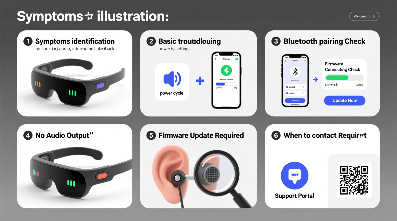 complete guide to diagnosing and fixing audio issues on smartglasses