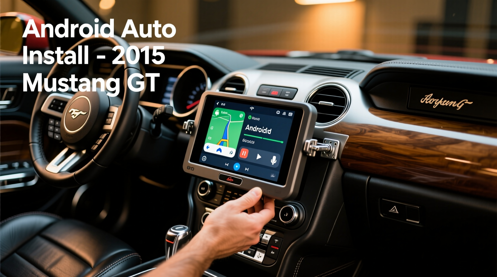 android auto install 2015 mustang gt