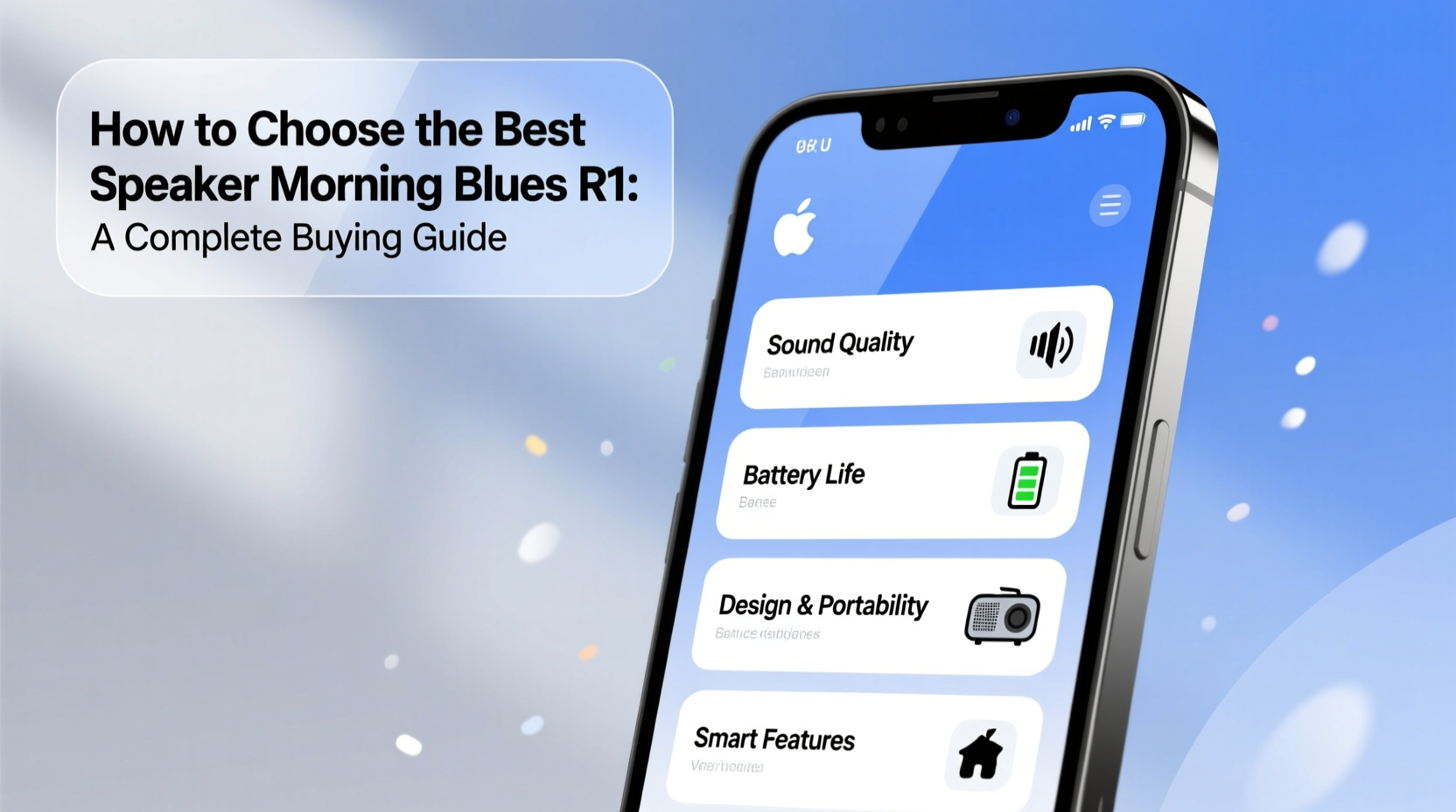 speaker morning blues r1