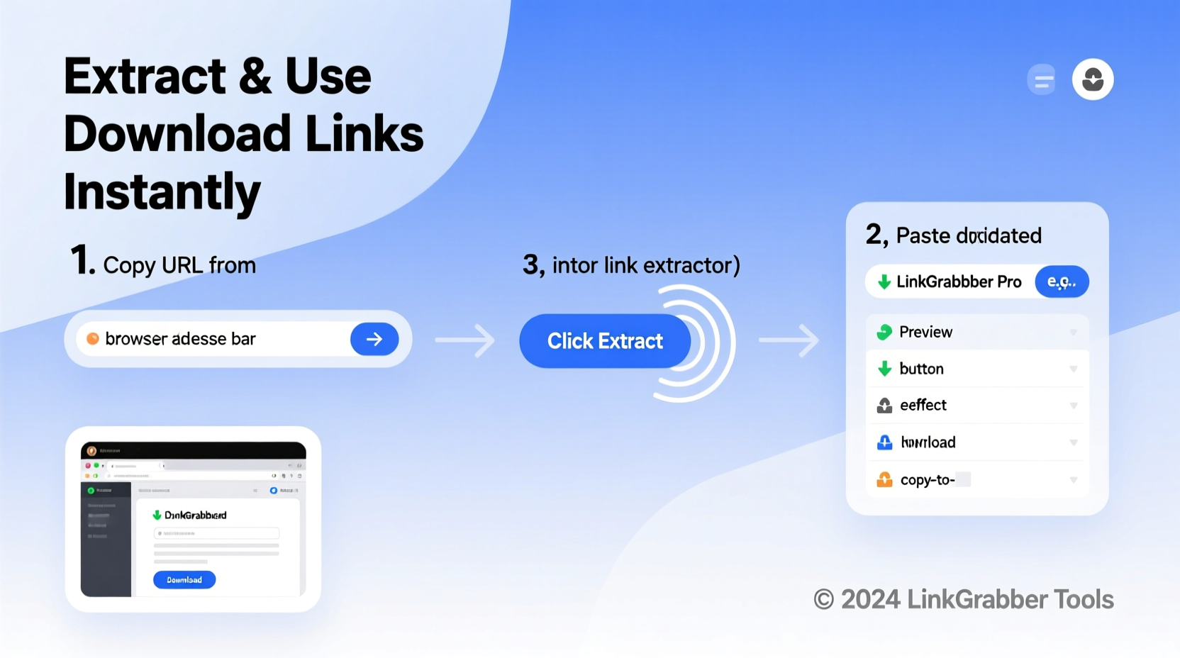 how to easily extract and use download links for any file