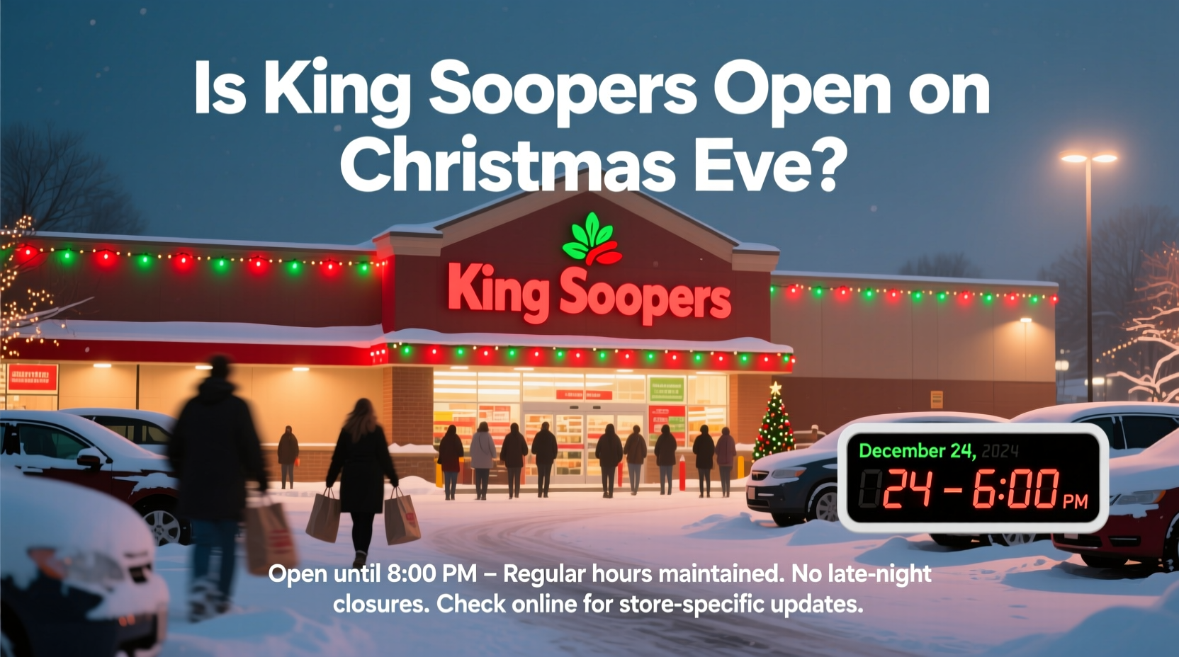 is king soopers open on christmas eve