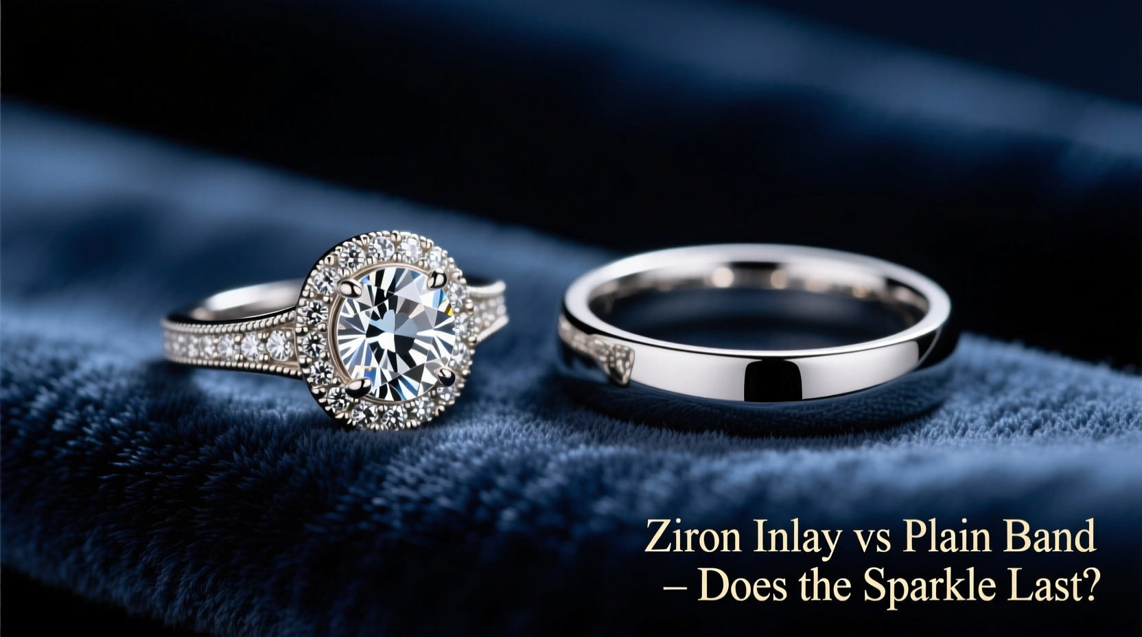 zircon inlay rings vs plain bands does the sparkle last or is simple better 2