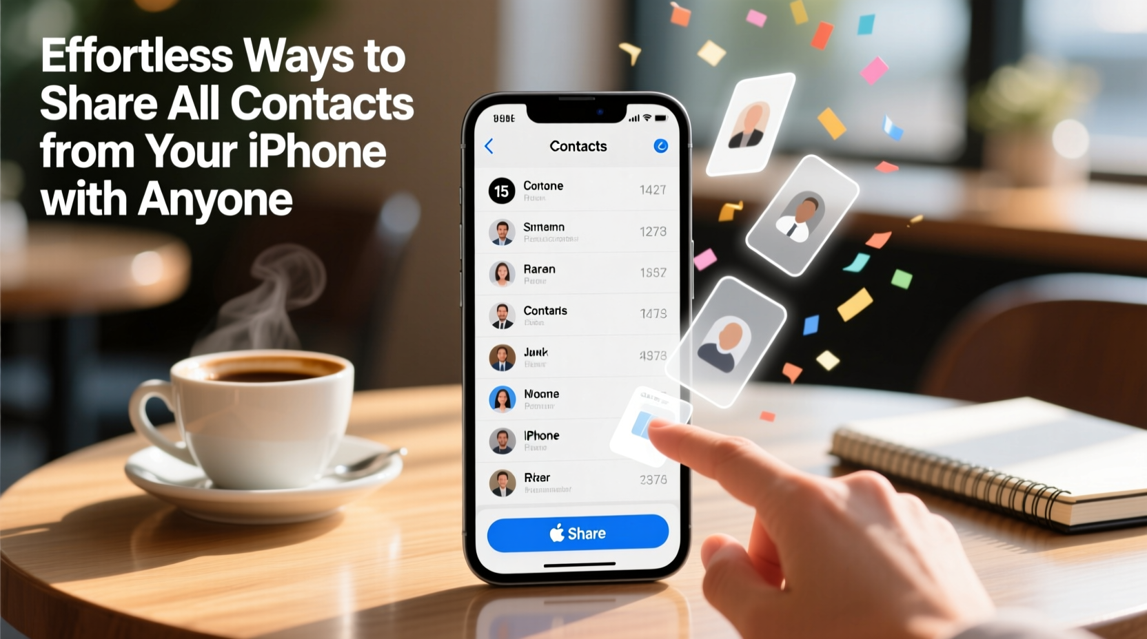 effortless ways to share all contacts from your iphone with anyone