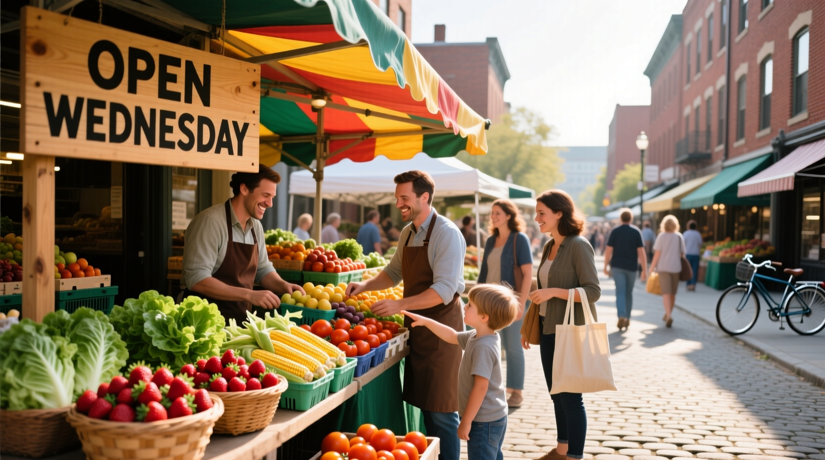 why is farmers open starting on wednesday