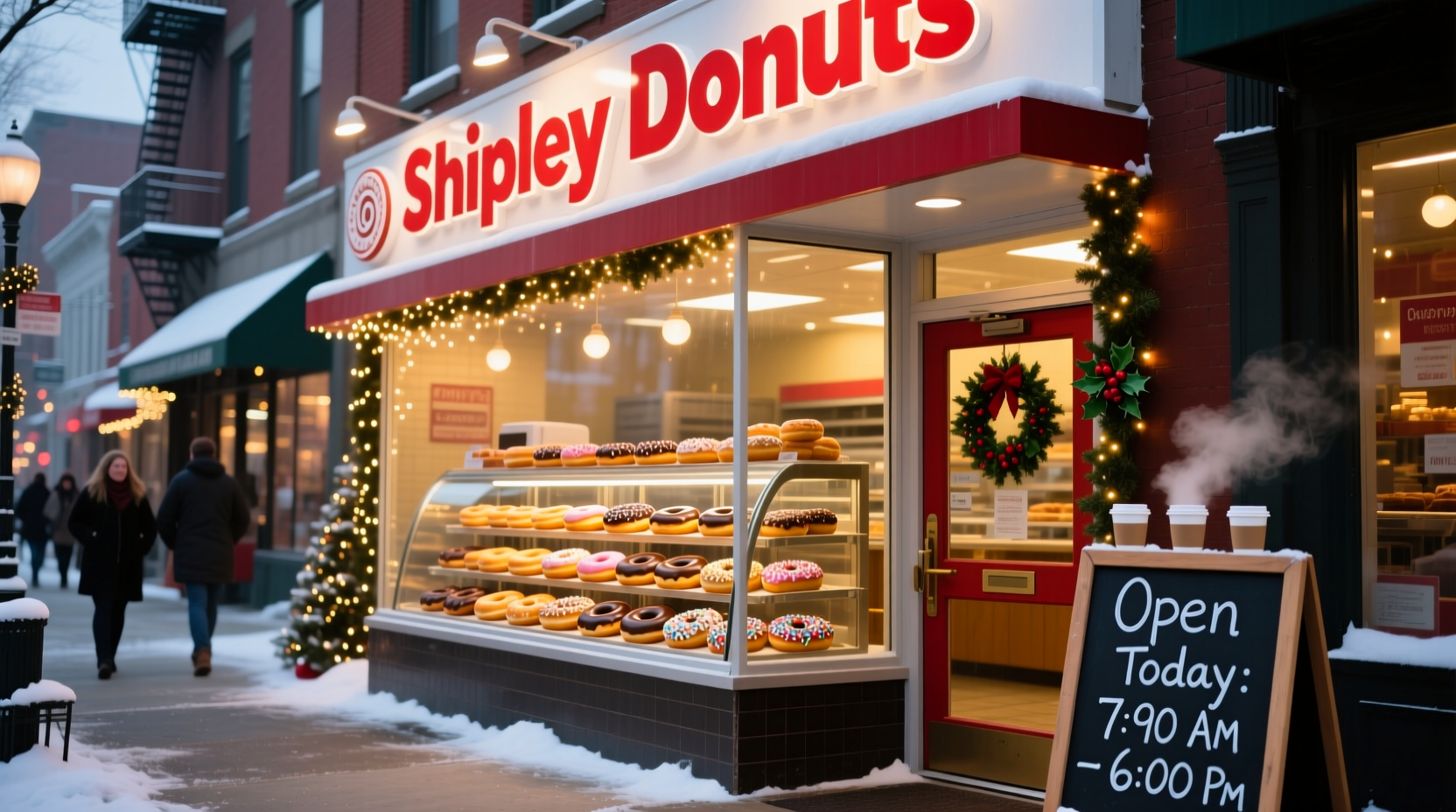 is shipley donuts open on christmas day