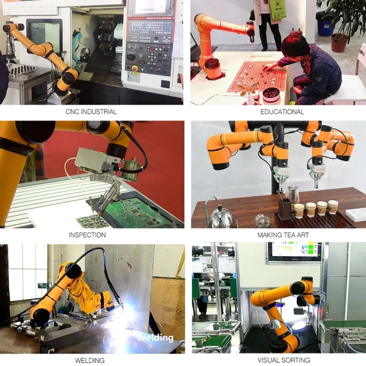 Автоматическая 6Dof Промышленная роботизированная рука 3KG Полезная нагрузка Кобот Робот Коллаборативный робот
