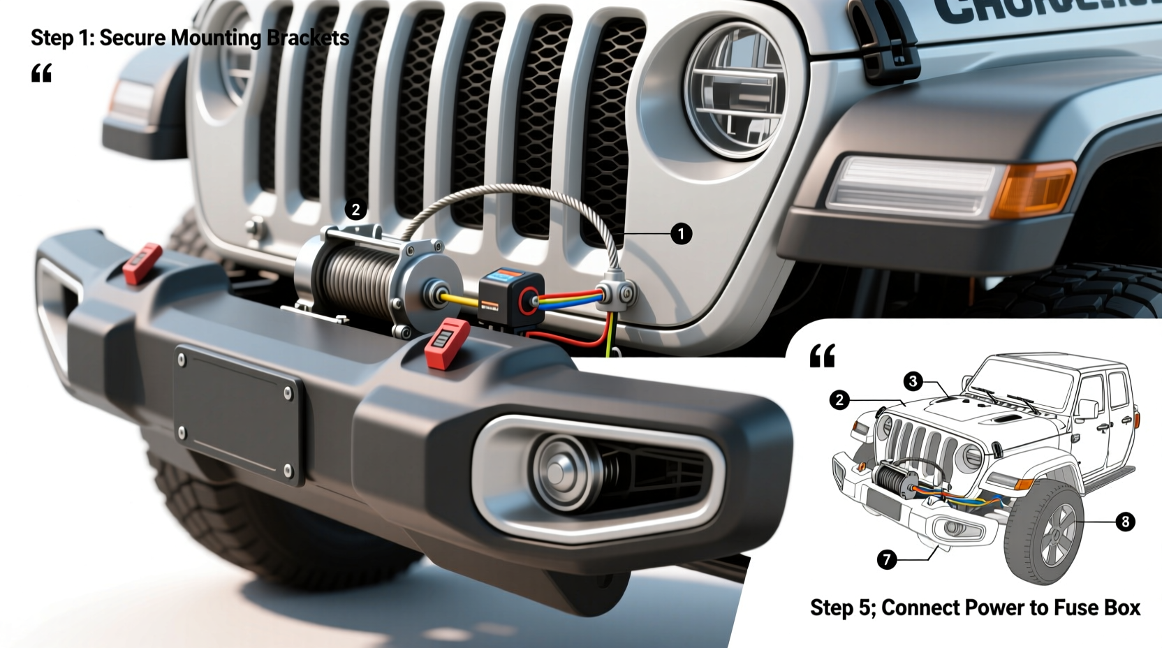 jeep winch install guide