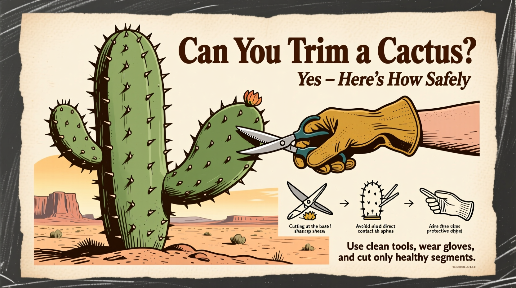 Can You Trim a Cactus? Yes – Here's How Safely