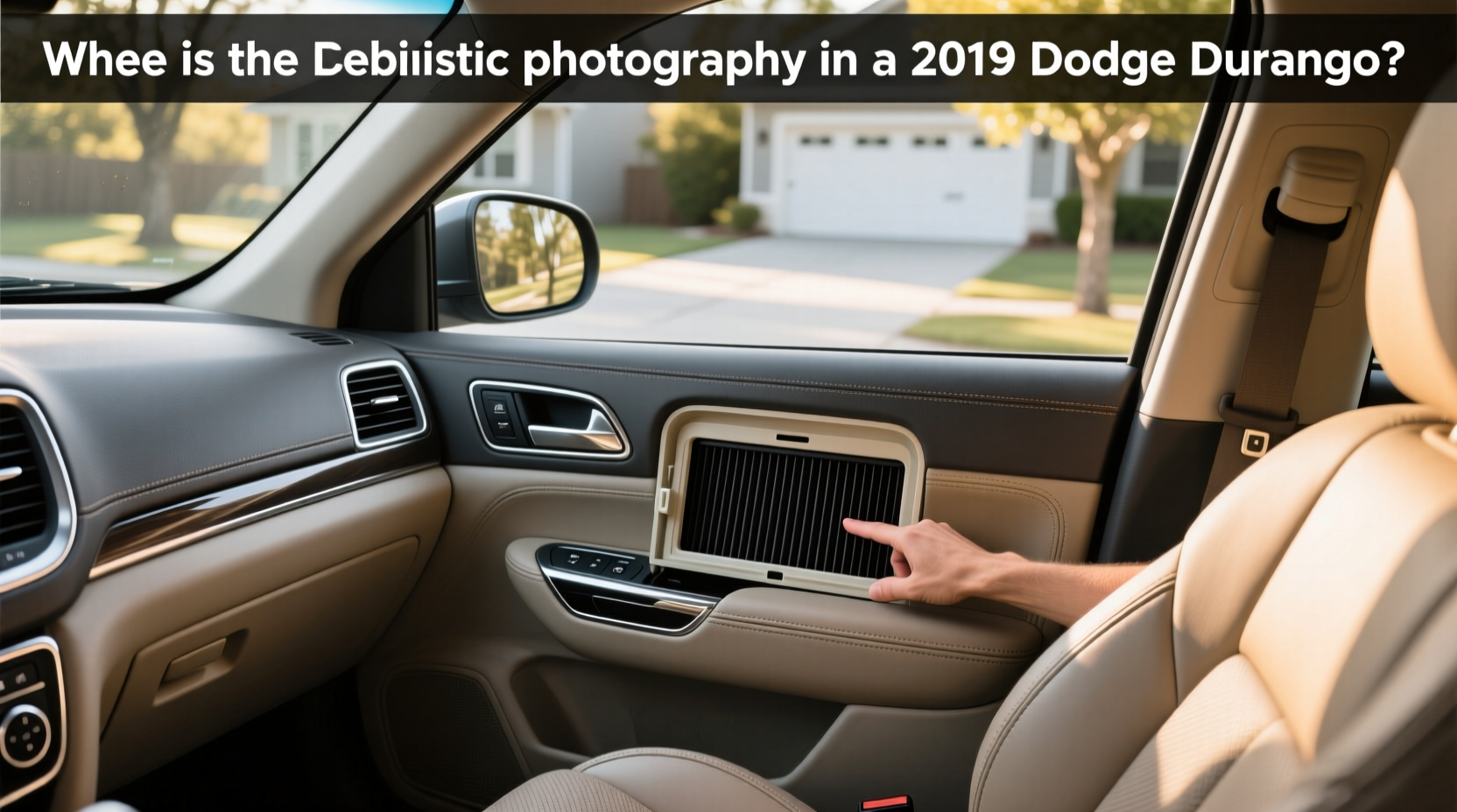 How to Replace 2019 Dodge Durango Cabin Air Filter Guide
