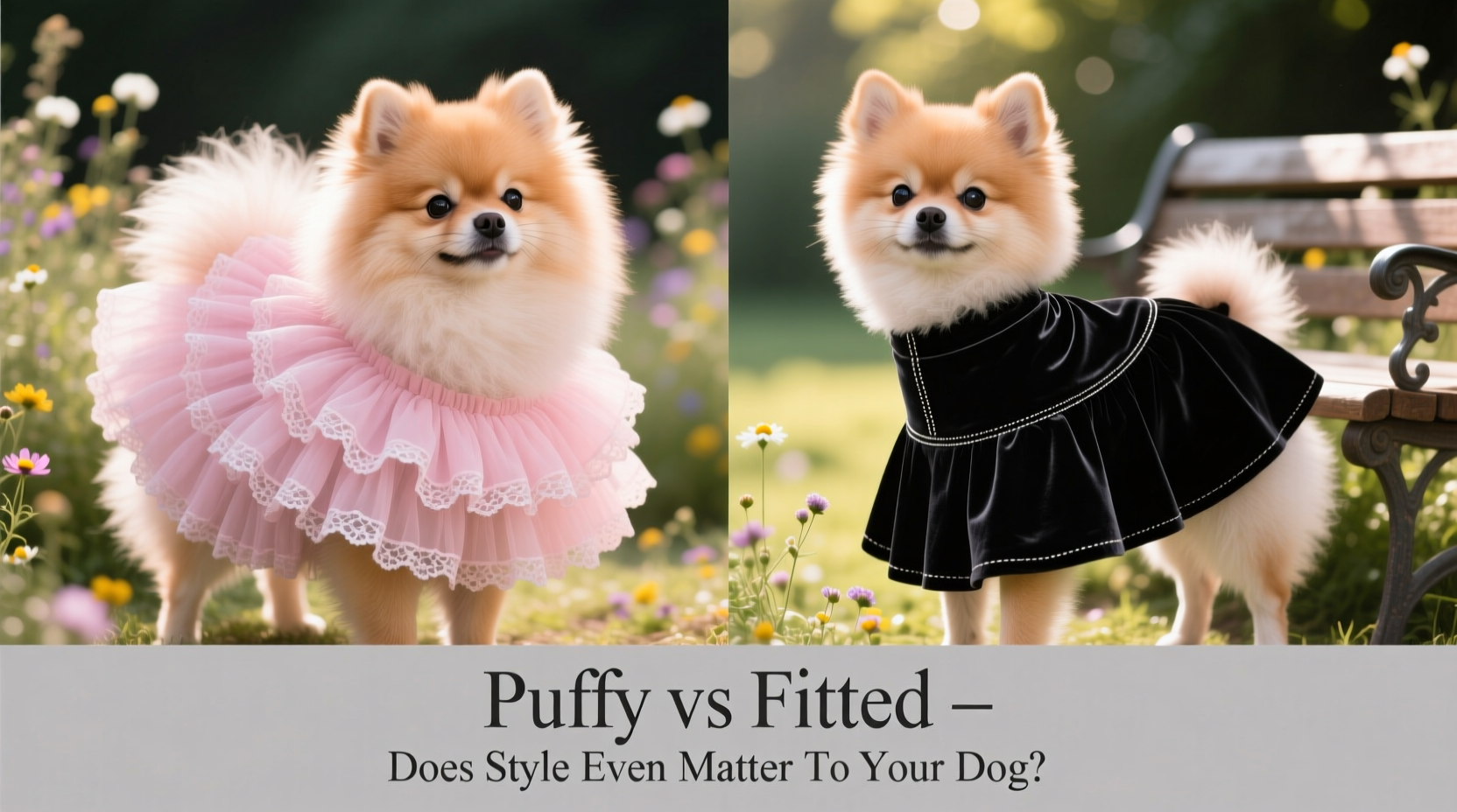 puffy vs fitted dog skirt does the style even matter to your dog