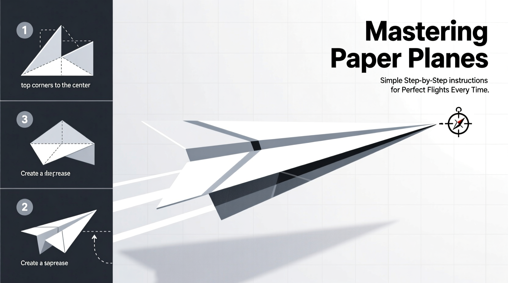 mastering paper planes simple step by step instructions for perfect flights every time