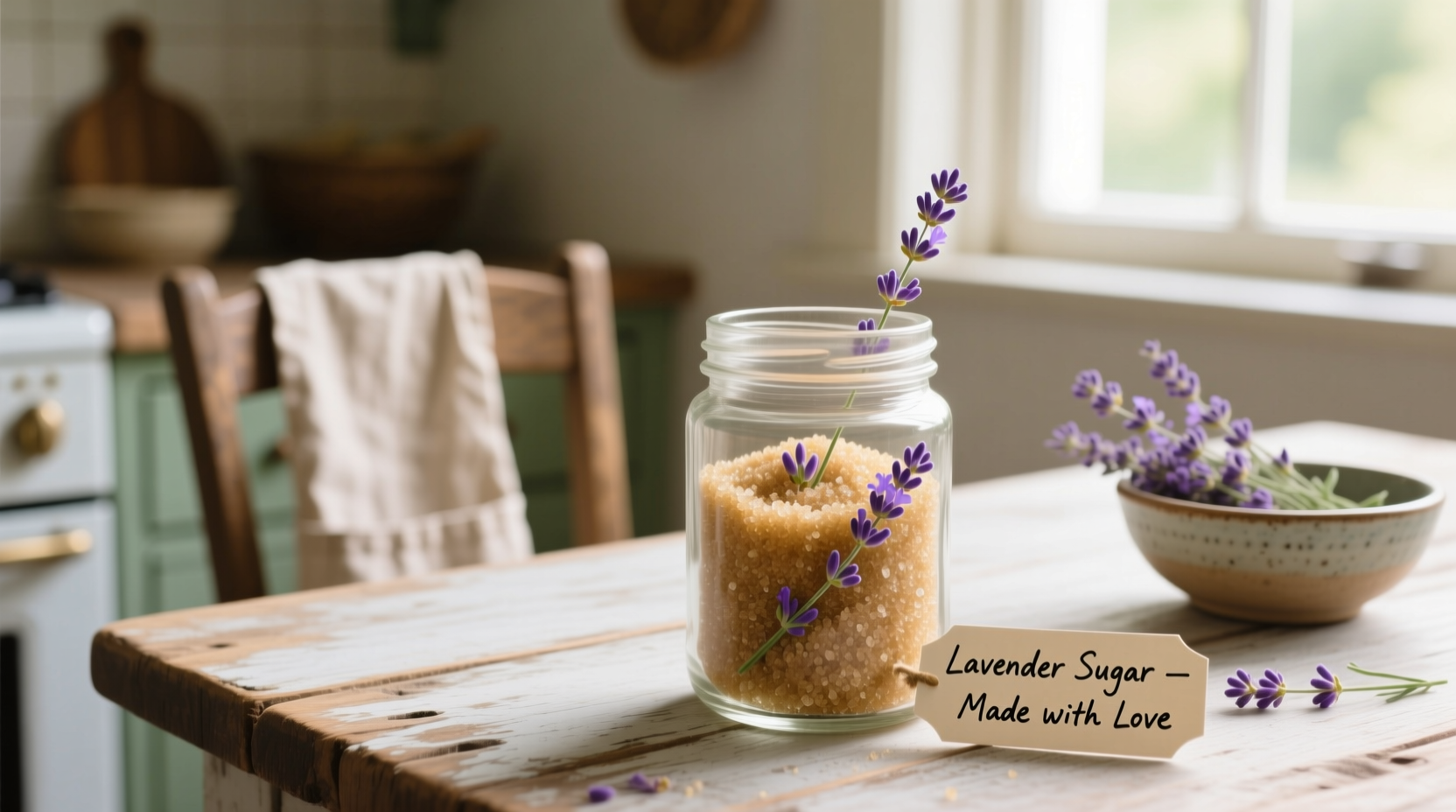 how to make lavender sugar