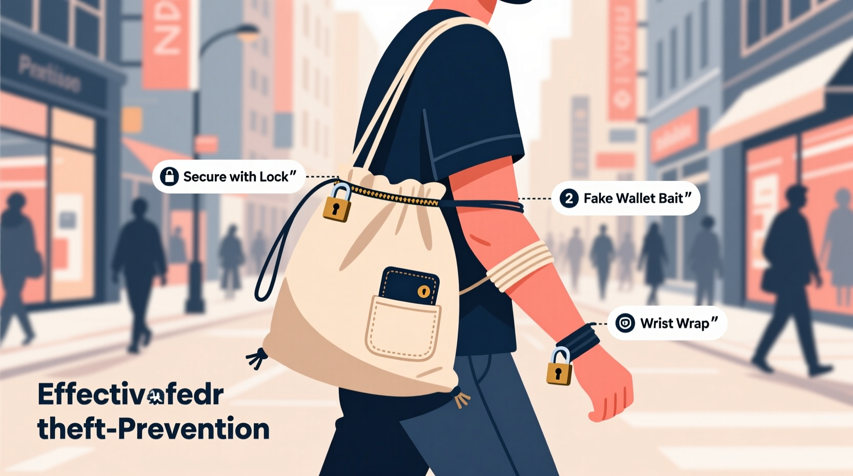 effective strategies to prevent theft of your drawstring tote bag while on the go