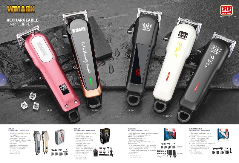 プロ用 WMARK オールメタル コードレスバリカン デジタル表示付き プロ用 WMARK オールメタル コードレスバリカン デジタル表示付き